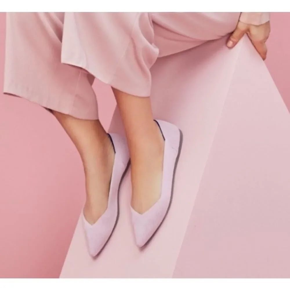 Rothy's The Point Flats in Retired Petal Pink Sz. 6.5